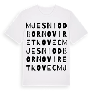 Mjesni odbor Novi Retkovec ordlek t-shirt – ekologisk bomull t-shirt från Pinshirt
