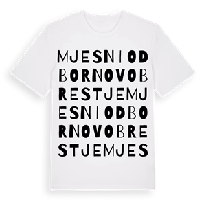 Mjesni odbor Novo Brestje ordlek t-shirt – ekologisk bomull t-shirt från Pinshirt