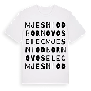 Mjesni odbor Novoselec ordlek t-shirt – ekologisk bomull t-shirt från Pinshirt