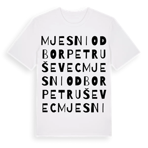 Mjesni odbor Petruševec ordlek t-shirt – ekologisk bomull t-shirt från Pinshirt