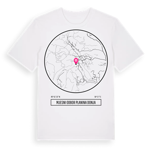 Mjesni odbor Planina Donja t-shirt – ekologisk bomull t-shirt från Pinshirt