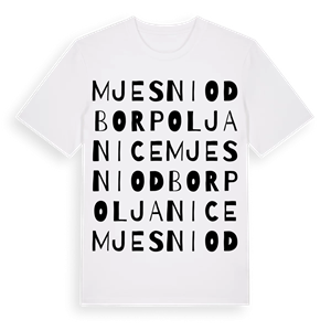 Mjesni odbor Poljanice ordlek t-shirt – ekologisk bomull t-shirt från Pinshirt