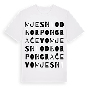 Mjesni odbor Pongračevo ordlek t-shirt – ekologisk bomull t-shirt från Pinshirt