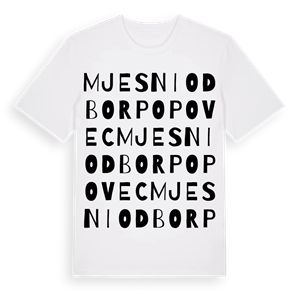 Mjesni odbor Popovec ordlek t-shirt – ekologisk bomull t-shirt från Pinshirt