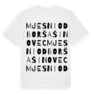 Mjesni odbor Šašinovec ordlek t-shirt – ekologisk bomull t-shirt från Pinshirt