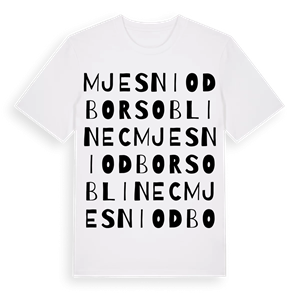 Mjesni odbor Soblinec ordlek t-shirt – ekologisk bomull t-shirt från Pinshirt