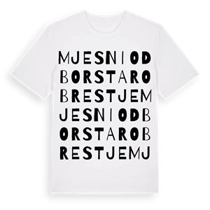 Mjesni odbor Staro Brestje ordlek t-shirt – ekologisk bomull t-shirt från Pinshirt