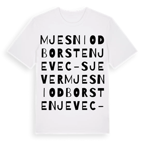 Mjesni odbor Stenjevec - sjever ordlek t-shirt – ekologisk bomull t-shirt från Pinshirt