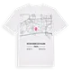 Mjesni odbor Sveta Klara karta t-shirt