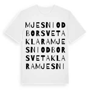 Mjesni odbor Sveta Klara ordlek t-shirt – ekologisk bomull t-shirt från Pinshirt