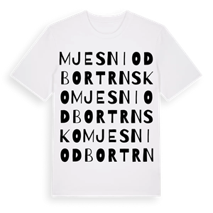 Mjesni odbor Trnsko ordlek t-shirt – ekologisk bomull t-shirt från Pinshirt