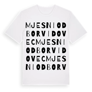 Mjesni odbor Vidovec ordlek t-shirt – ekologisk bomull t-shirt från Pinshirt