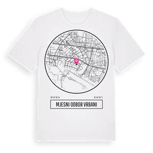Mjesni odbor Vrbani t-shirt – ekologisk bomull t-shirt från Pinshirt