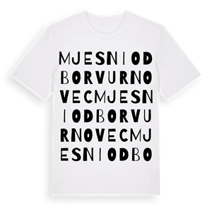 Mjesni odbor Vurnovec ordlek t-shirt – ekologisk bomull t-shirt från Pinshirt