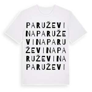 Paruževina ordlek t-shirt – ekologisk bomull t-shirt från Pinshirt