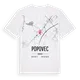 Popovec karta t-shirt