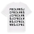 Prekvršje ordlek t-shirt