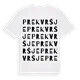 Prekvršje ordlek t-shirt