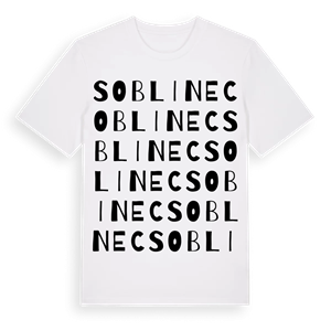 Soblinec ordlek t-shirt – ekologisk bomull t-shirt från Pinshirt