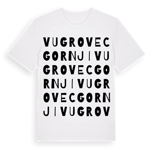 Vugrovec Gornji ordlek t-shirt – ekologisk bomull t-shirt från Pinshirt