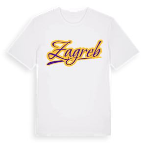 Zagreb baseball t-shirt – ekologisk bomull t-shirt från Pinshirt