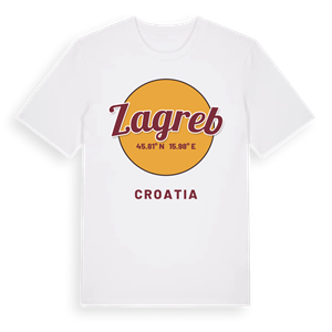 Zagreb cirkel t-shirt – ekologisk bomull t-shirt från Pinshirt