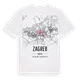Zagreb karta t-shirt