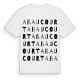 Abaucourt ordlek t-shirt