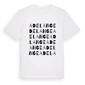 Adelange ordlek t-shirt – ekologisk bomull t-shirt från Pinshirt