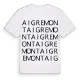 Aigremont ordlek t-shirt