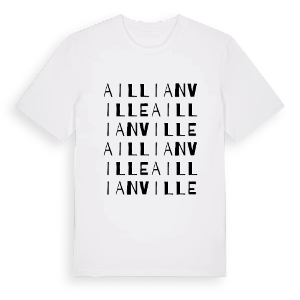Aillianville ordlek t-shirt – ekologisk bomull t-shirt från Pinshirt