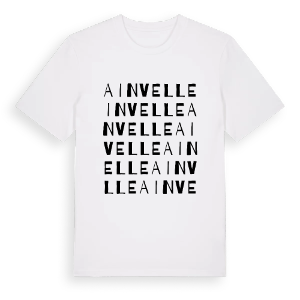 Ainvelle ordlek t-shirt – ekologisk bomull t-shirt från Pinshirt