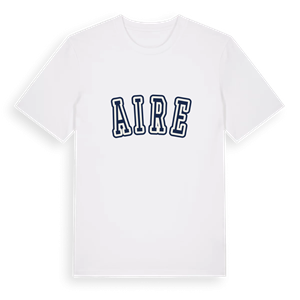Aire college t-shirt – ekologisk bomull t-shirt från Pinshirt