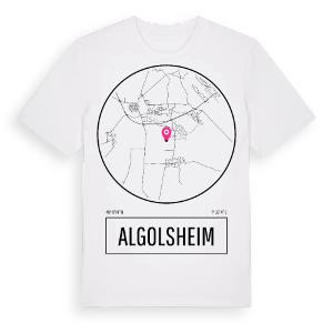 Algolsheim t-shirt – ekologisk bomull t-shirt från Pinshirt