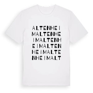 Altenheim ordlek t-shirt – ekologisk bomull t-shirt från Pinshirt