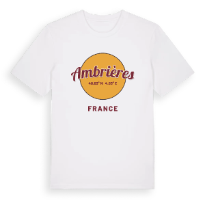 Ambrières cirkel t-shirt – ekologisk bomull t-shirt från Pinshirt