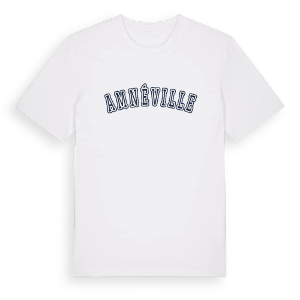 Amnéville college t-shirt – ekologisk bomull t-shirt från Pinshirt