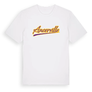 Ancerville baseball t-shirt – ekologisk bomull t-shirt från Pinshirt