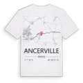 Ancerville karta t-shirt