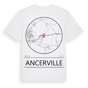 Ancerville t-shirt – ekologisk bomull t-shirt från Pinshirt