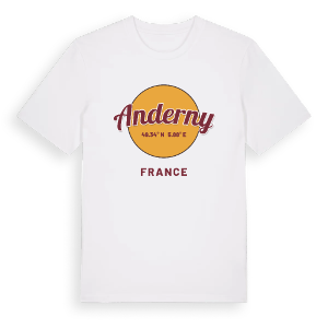Anderny cirkel t-shirt – ekologisk bomull t-shirt från Pinshirt