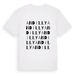 Andilly ordlek t-shirt – ekologisk bomull t-shirt från Pinshirt