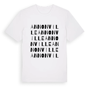 Annonville ordlek t-shirt – ekologisk bomull t-shirt från Pinshirt