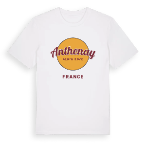 Anthenay cirkel t-shirt – ekologisk bomull t-shirt från Pinshirt