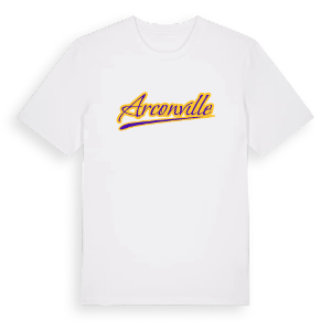 Arconville baseball t-shirt – ekologisk bomull t-shirt från Pinshirt