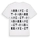 Arraye-et-Han ordlek t-shirt
