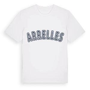 Arrelles college t-shirt – ekologisk bomull t-shirt från Pinshirt