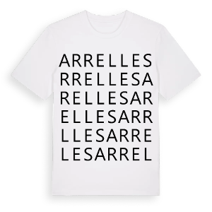 Arrelles ordlek t-shirt – ekologisk bomull t-shirt från Pinshirt