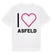 Jag älskar Asfeld t-shirt stort tryck