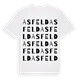 Asfeld ordlek t-shirt
